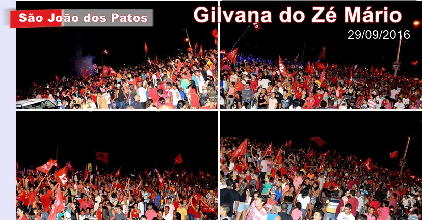 Carreata da candidata a prefeita por S.J.dos Patos, Gilvana do Zé Mário.