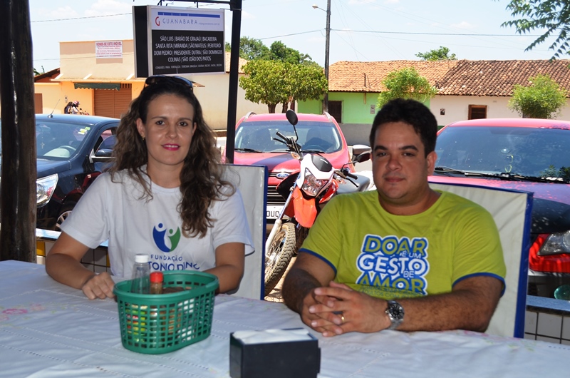 Arícia e o esposo Hugo Gedeon.