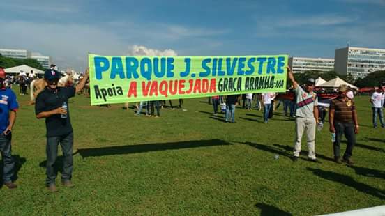 Paraibanenses em Brassília defendendo nossa Vaquejada. Foto: Toin Paraibano.