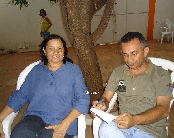 Leo Lasan entrevistando Dra. Eliza Brito (foto arquivo)