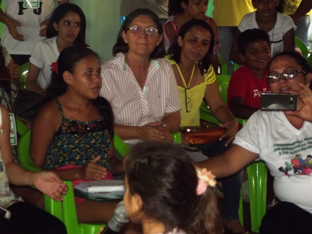 Prefeita Aparecida Furtado em evento da V Conferência dos Direitos das Crianças e Adolescência. Foto Lasan 