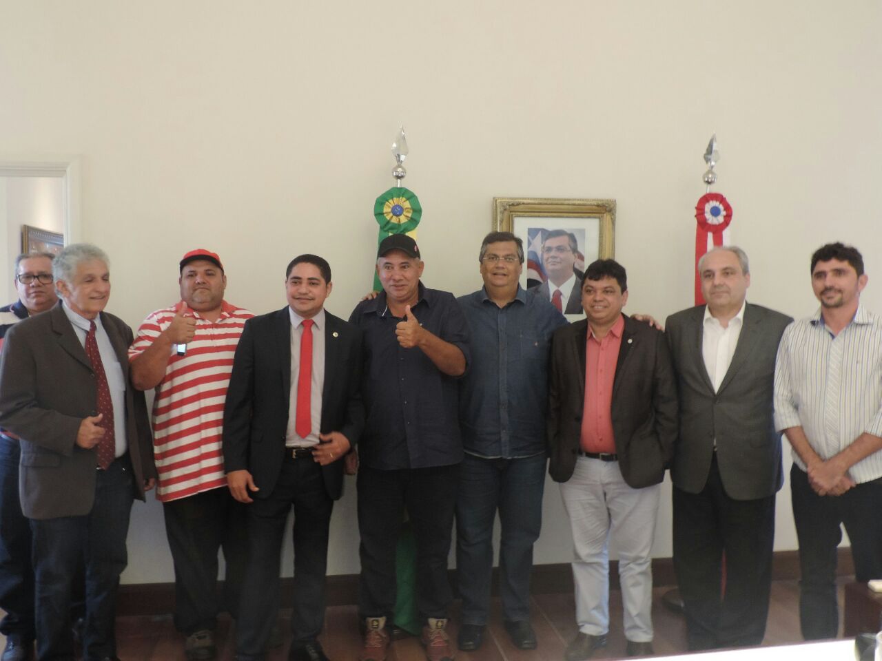 Prefeito Zé Hélio com o Governador Flávio Dino.