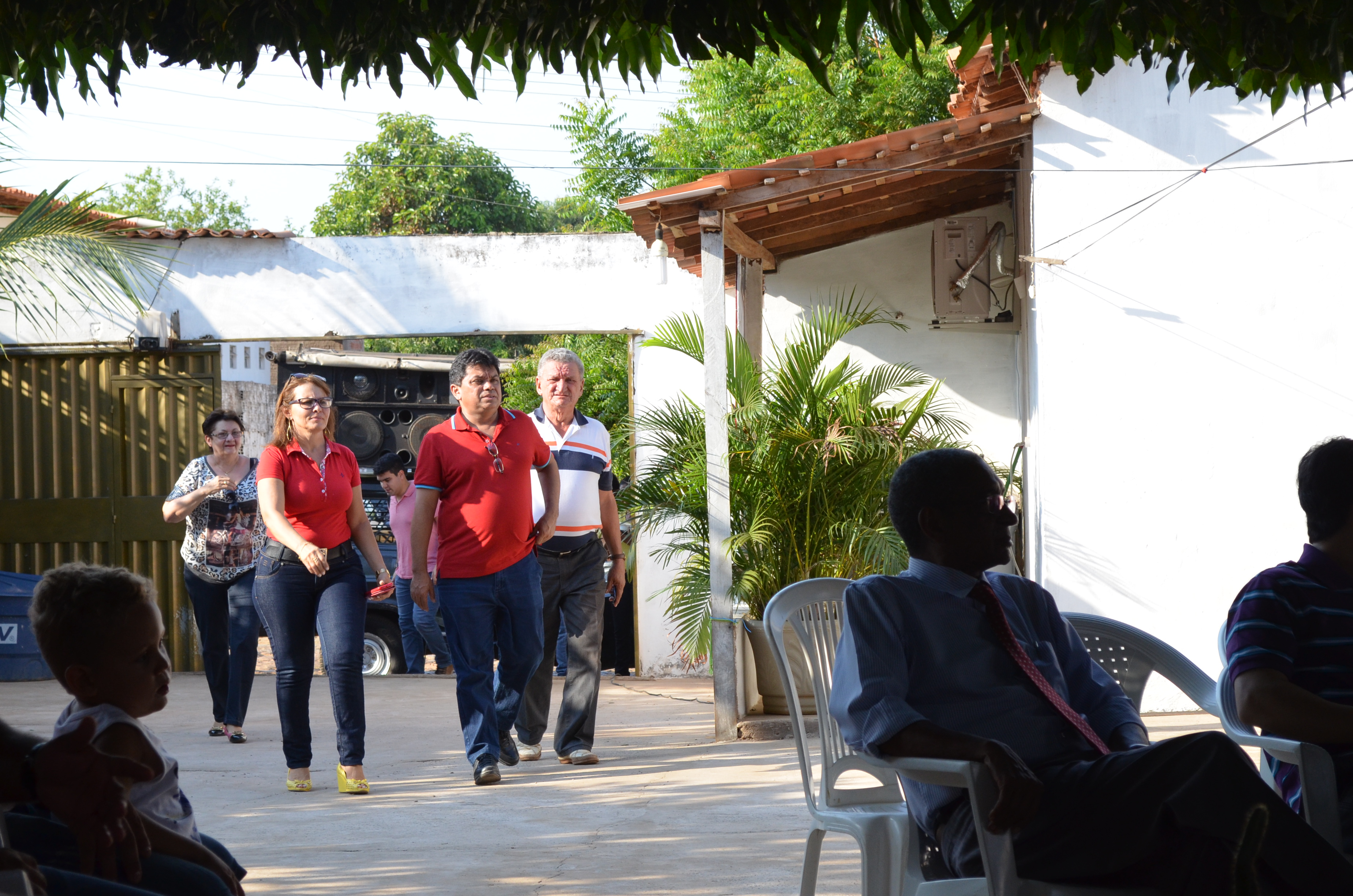 Geralda e Márcio Jerry durante convenção do PCdoB em Paraibano foto Lasan