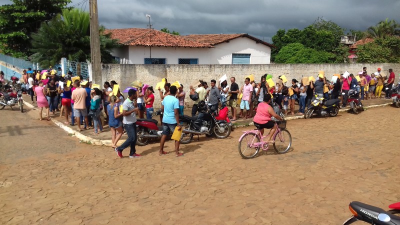 Primeiro dia de inscrição. Foto:Leo Lasan