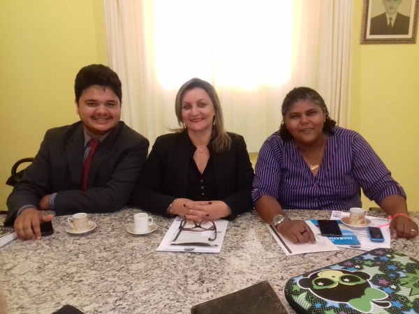 Dênis, Lucimar e Ana Célia. Foto:Leo Lasan