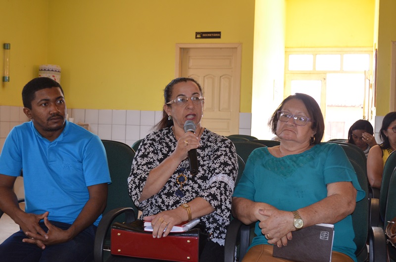 Padre Iran, Doralina e Graça Campos.